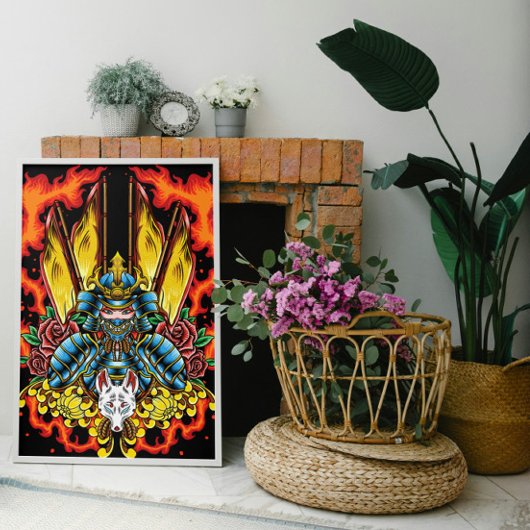 Poster Fiery Geisha Samurai