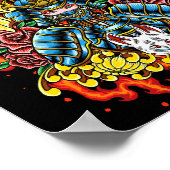 Poster Fiery Geisha Samurai (Coin)