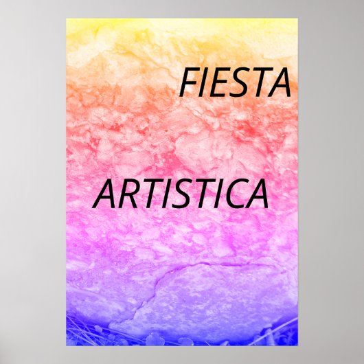 Poster. Fiesta Artistica Poster (Voorkant)
