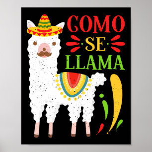 Poster Fiesta Como Te Llamas Cinco De Mayo Como Se