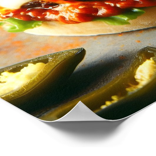 Poster Fiesta Firecracker Burger (Coin)