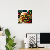 Poster Fiesta Firecracker Burger (Bureau à domicile)