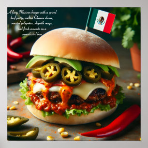 Poster Fiesta Firecracker Burger