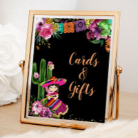 Fiesta florale colorée cartes et cadeaux d'anniver