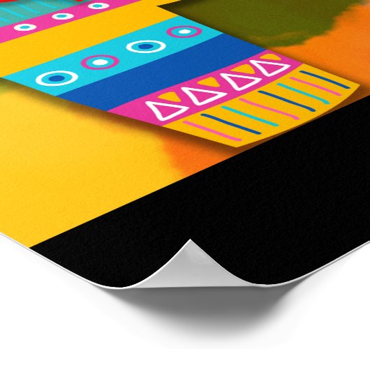 Poster Fiesta Llama (Coin)