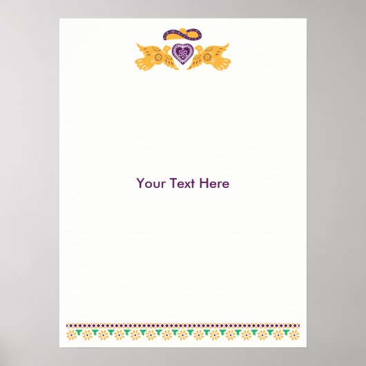 Poster Fiesta Lovevogels (Voorkant)