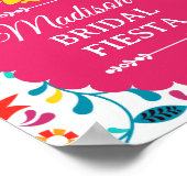 Poster Fiesta Mexican Bridal Shower Welcome Sign (Coin)