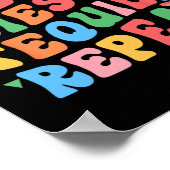 Poster Fiesta Sieste Téquila Répéter Équipe de la Mariée  (Coin)