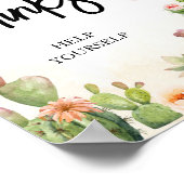 Poster Fiesta Taco 'Bout Baby shower Boissons (Coin)