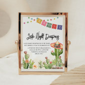 Poster Fiesta Taco 'Bout Baby shower Late Night Diapés