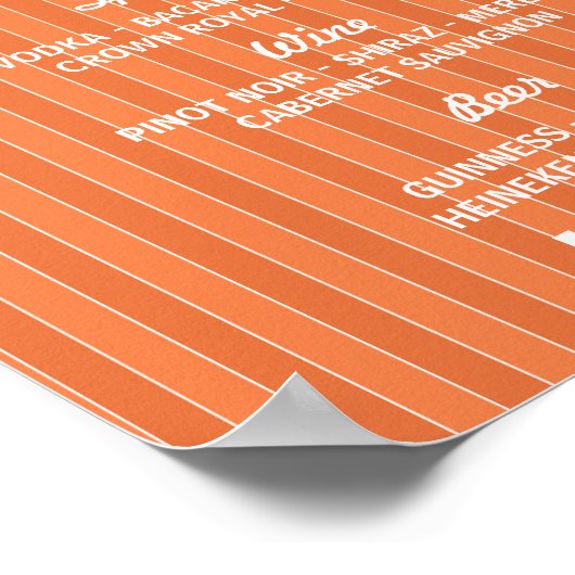 Poster Fiesta The Bar Party Événement Signet Réception de (Coin)