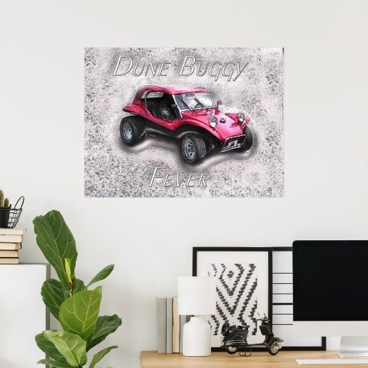 Poster Fièvre de buggy dune (Bureau à domicile)
