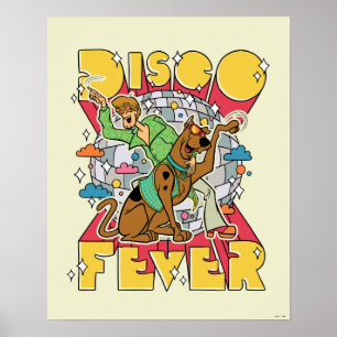 Poster Fièvre de Disco avec Scooby et Shaggy