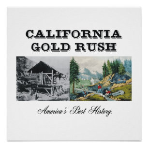 Poster Fièvre de l'or d'ABH la Californie