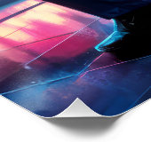 Poster Fièvre de nuit éffrayante, Wolfman se déplace (Coin)