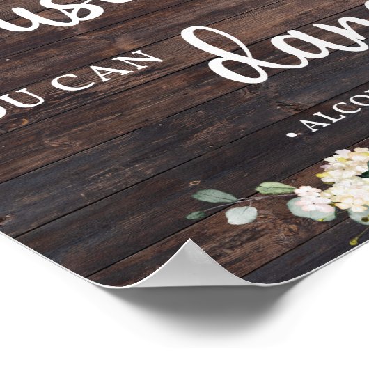 Poster Fiez-vous à moi, vous pouvez danser, enseigne en b (Coin)