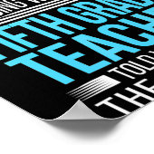 Poster Fifth Grade Teacher If At First You Dont Succeed  (Coin)