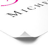 Poster Fifty and Fabulous Photo 50th Birthday Party (Coin)