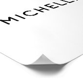 Poster Fifty Fabulous 50th Birthday Party Welcome Sign (Coin)