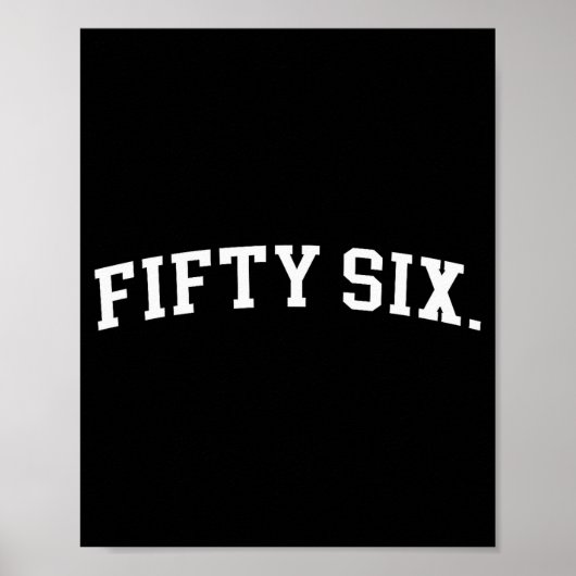 Poster Fifty Six (Devant)