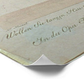 Poster Figaro, valet du comte Almaviva (Coin)