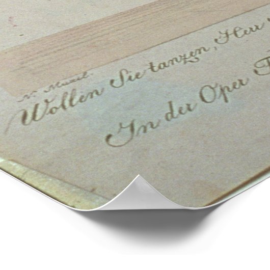 Poster Figaro, valet du comte Almaviva (Coin)