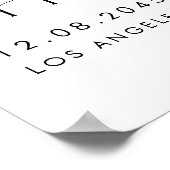 Poster Figes aquarelles et Baby shower floral Berry Fall (Coin)