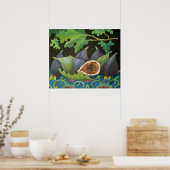 Poster Figes sur noir 2014 (Cuisine)