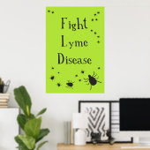 Poster Fight Lyme (Thuiskantoor)