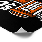 Poster Fightea is My Fightea Leukemia Sensibilisation (Coin)