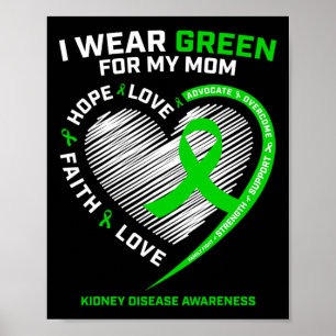 Poster Fighter Women Hommes Cadeaux Maman Maladie du rein