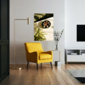 Poster figs in fruit bowl - minimalist wall art