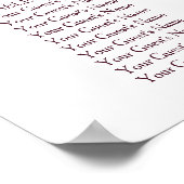 Poster Figues florissantes | Moody Rustic Fruit Seize Cha (Coin)