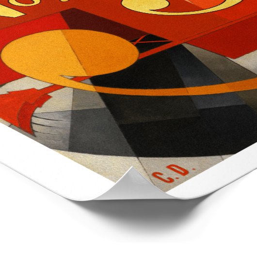 Poster Figure 5 en or par Charles Demuth (Coin)