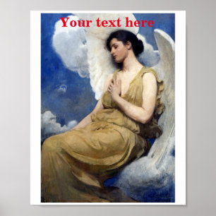 Poster Figure ailée