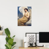 Poster Figure ailée (1889) (Bureau à domicile)