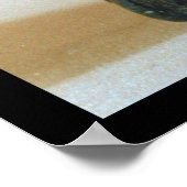 Poster Figure avec la tête d'un Jaguar (Coin)