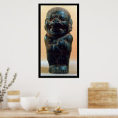 Poster Figure avec la tête d'un Jaguar (Cuisine)