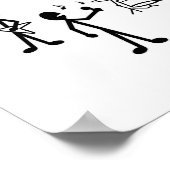 Poster Figure de bâche à bande de roche (Coin)