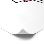 Poster Figure de bâton vétérinaire (Coin)