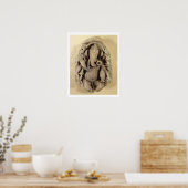 Poster Figure de la dynastie Ganapati, Chandella (grès) (Cuisine)
