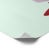 Poster Figure de mode debout - Veste surdimensionnée (Coin)