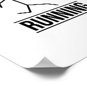 Poster Figure de petit bâton de roulement (Coin)