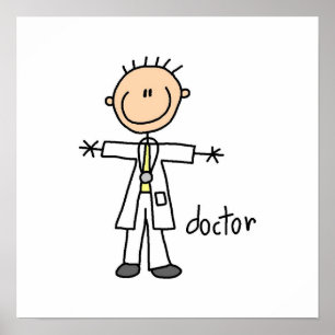 Poster Figure Docteur Stick