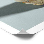 Poster Figure d'un homme barbu (ivoire d'éléphant) (Coin)