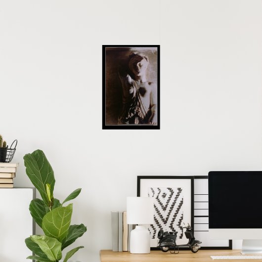 Poster Figure d'une Amazonie (Bureau à domicile)