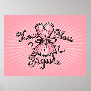 Poster Figure en sablier