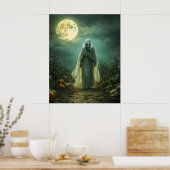 Poster Figure Fantomatique au Clair de Lune (Cuisine)
