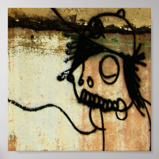 Poster figure grafitti (Devant)