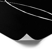 Poster Figure graphique bâton (Coin)